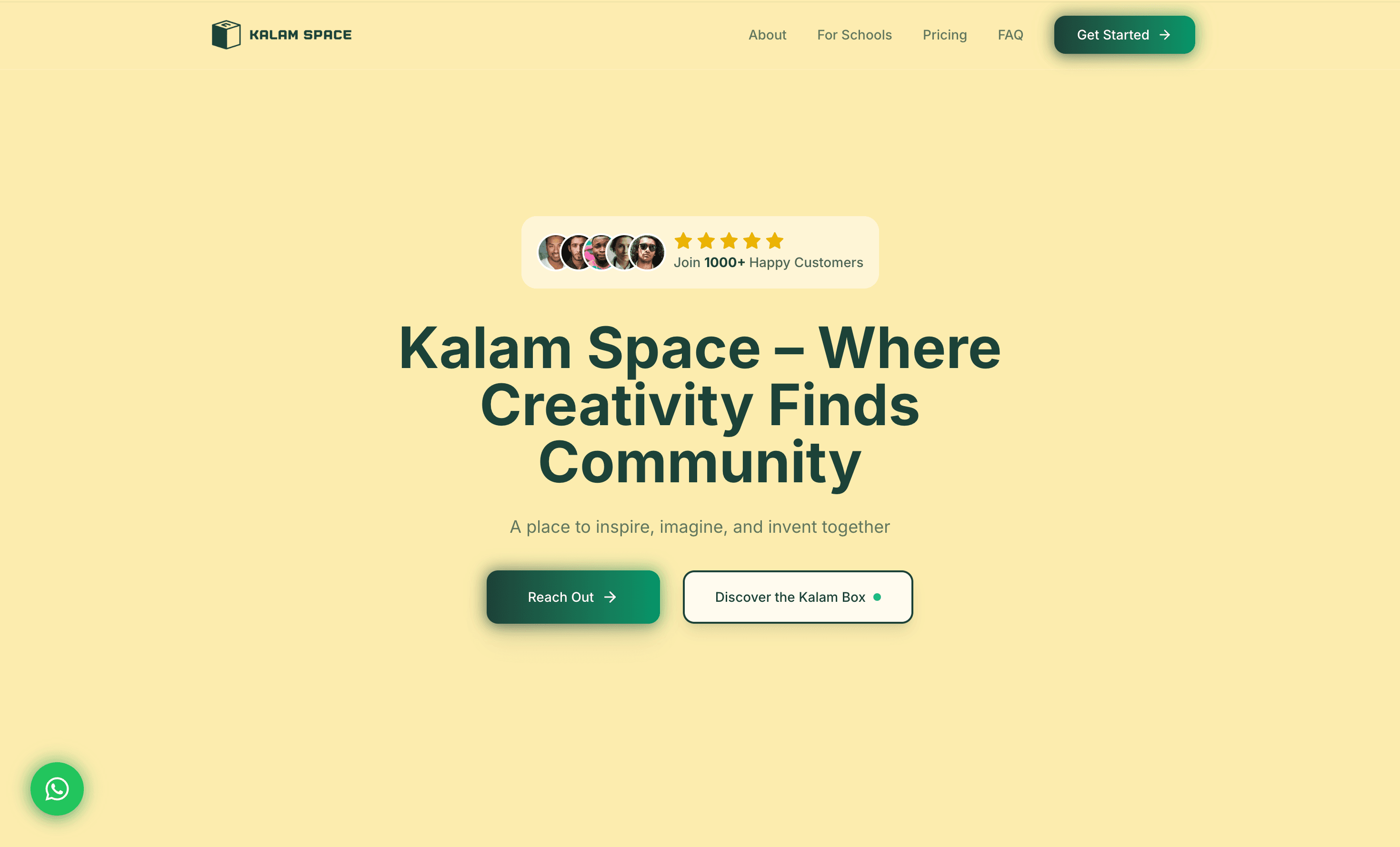 Kalam Space - Creative Community Platform